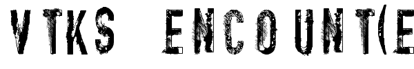 Vtks Encount(e)r font preview